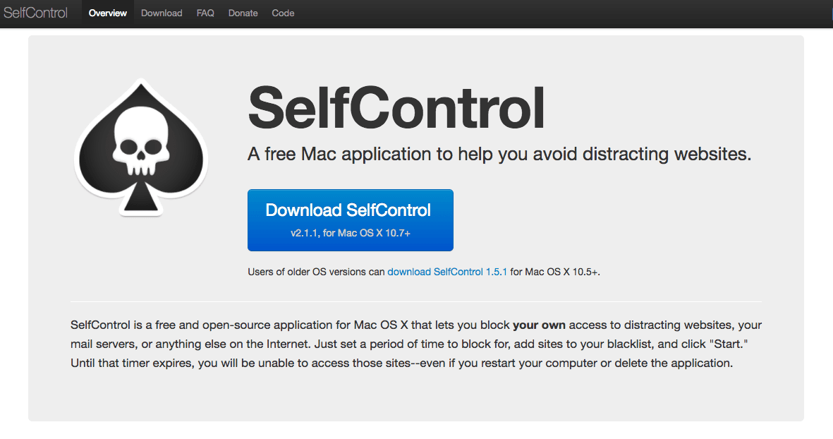 SelfControl App